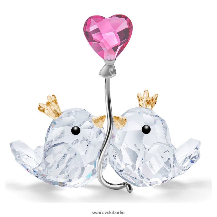 Swarovski Liebesvögel rosa Herz Dekorationen HLT4481593