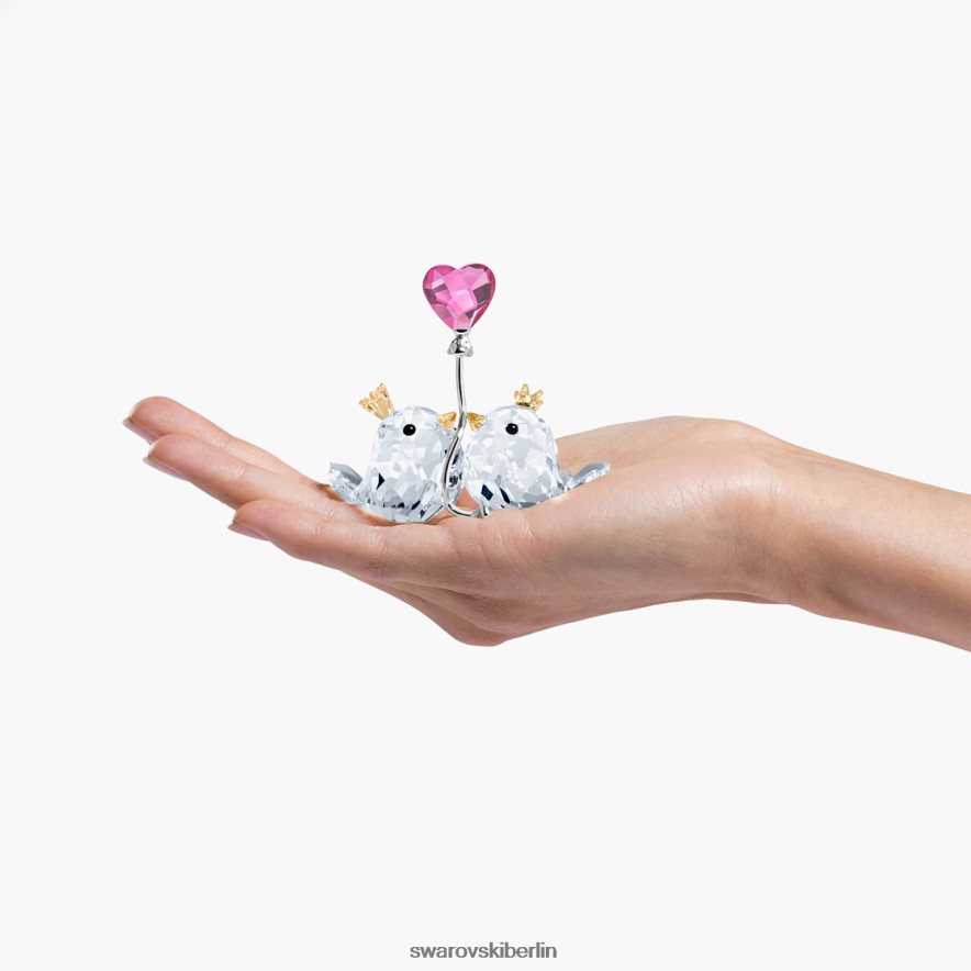 Swarovski Liebesvögel rosa Herz Dekorationen HLT4481593
