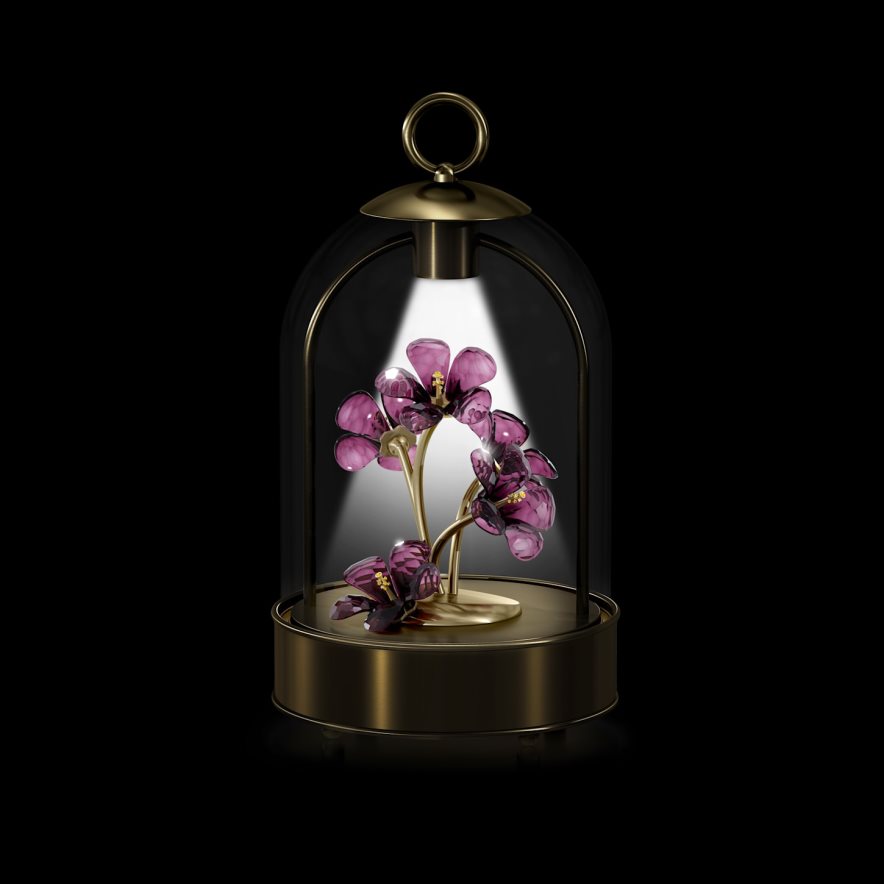 Swarovski Garden Tales Hibiskus-LED-Laterne Sammlung Dekorationen HLT4481648