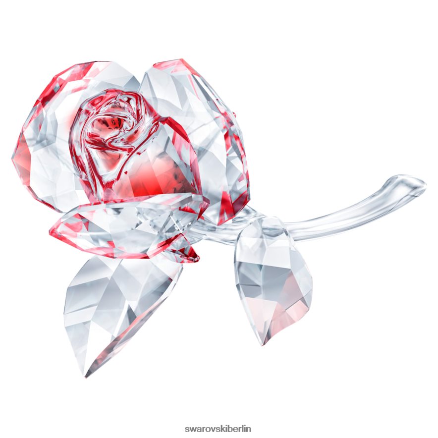 Swarovski blühende Rose Rot Dekorationen HLT4481615