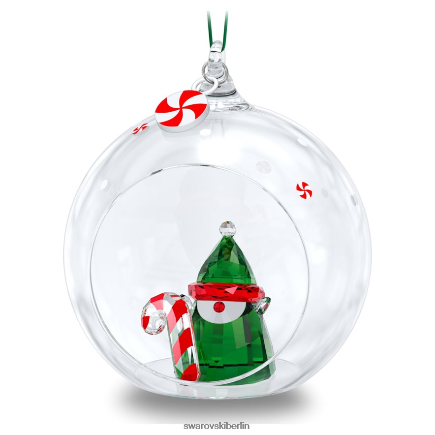 Swarovski Feiertag jubelt dem Weihnachtsmann zu, Elfenkugel-Ornament Sammlung Dekorationen HLT4481830