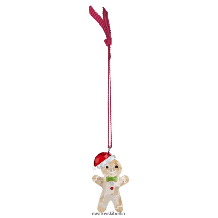 Swarovski Feiertagsbeifall-Lebkuchenmann-Ornament Sammlung Dekorationen HLT4481814
