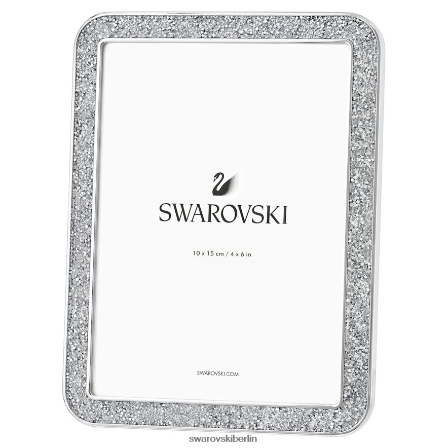 Swarovski Minera-Bilderrahmen rechteckige Form, silberfarben Dekorationen HLT4481761