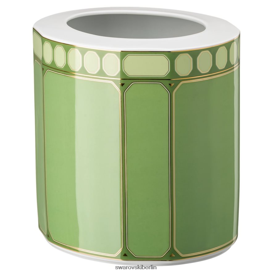 Swarovski Signum-Vase Porzellan, grün Dekorationen HLT4481784