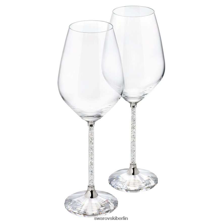 Swarovski Kristallklare Weißweingläser (Set 2) Sammlung Dekorationen HLT4481747
