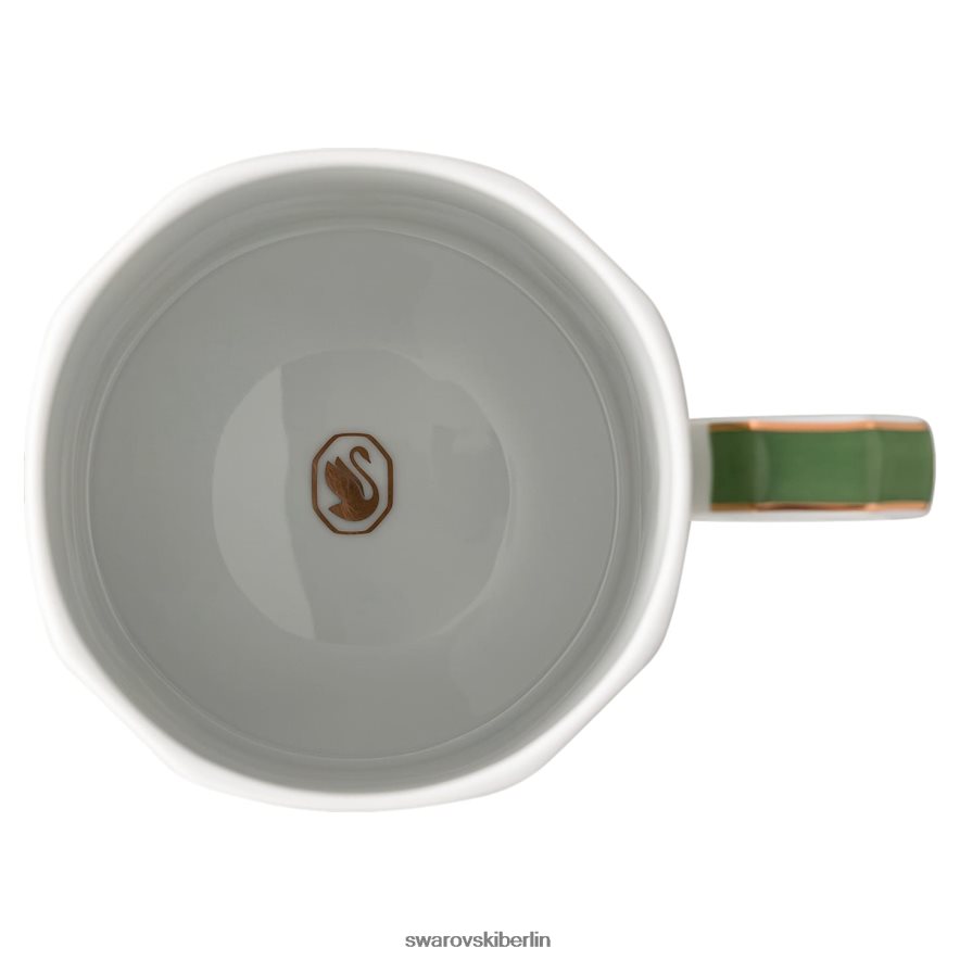 Swarovski Signum-Becher mit Deckel Porzellan, grün Dekorationen HLT4481709
