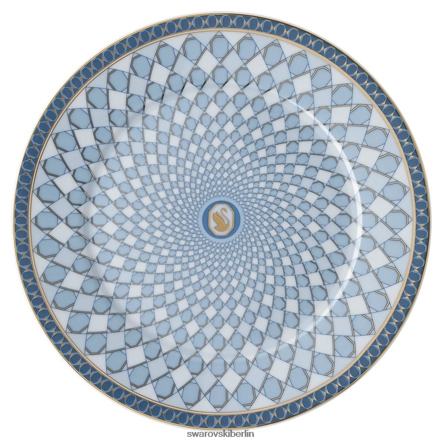 Swarovski Signum Brotteller Porzellan, blau Dekorationen HLT4481742