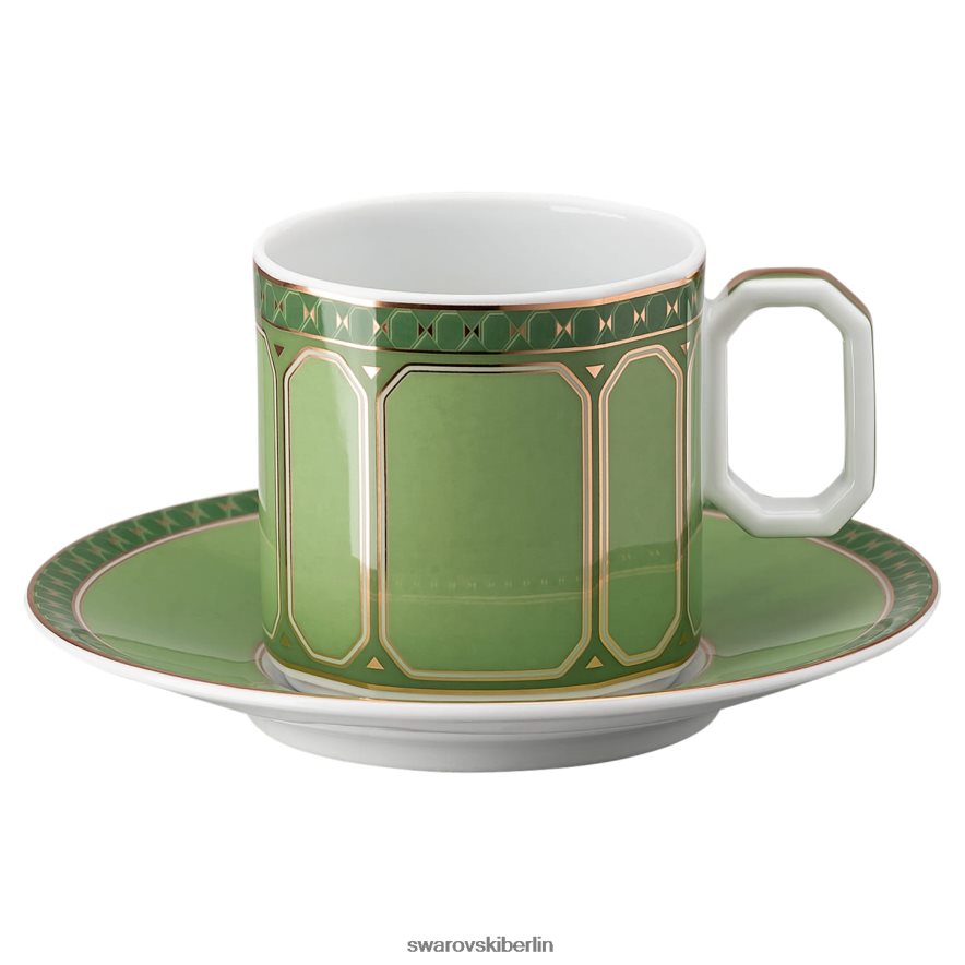 Swarovski Signum Espresso-Set Porzellan, mehrfarbig Dekorationen HLT4481712