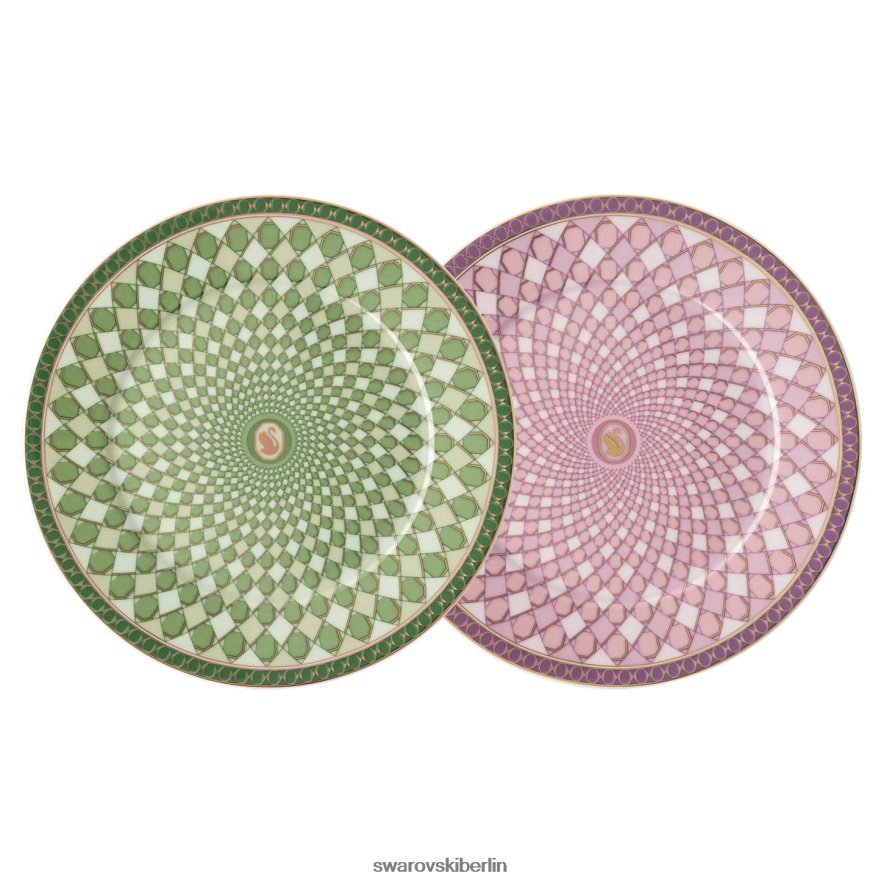 Swarovski Signum-Platten-Set Porzellan, mehrfarbig Dekorationen HLT4481708