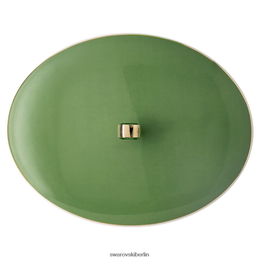 Swarovski Signum-Schüssel Porzellan, grün Dekorationen HLT4481732