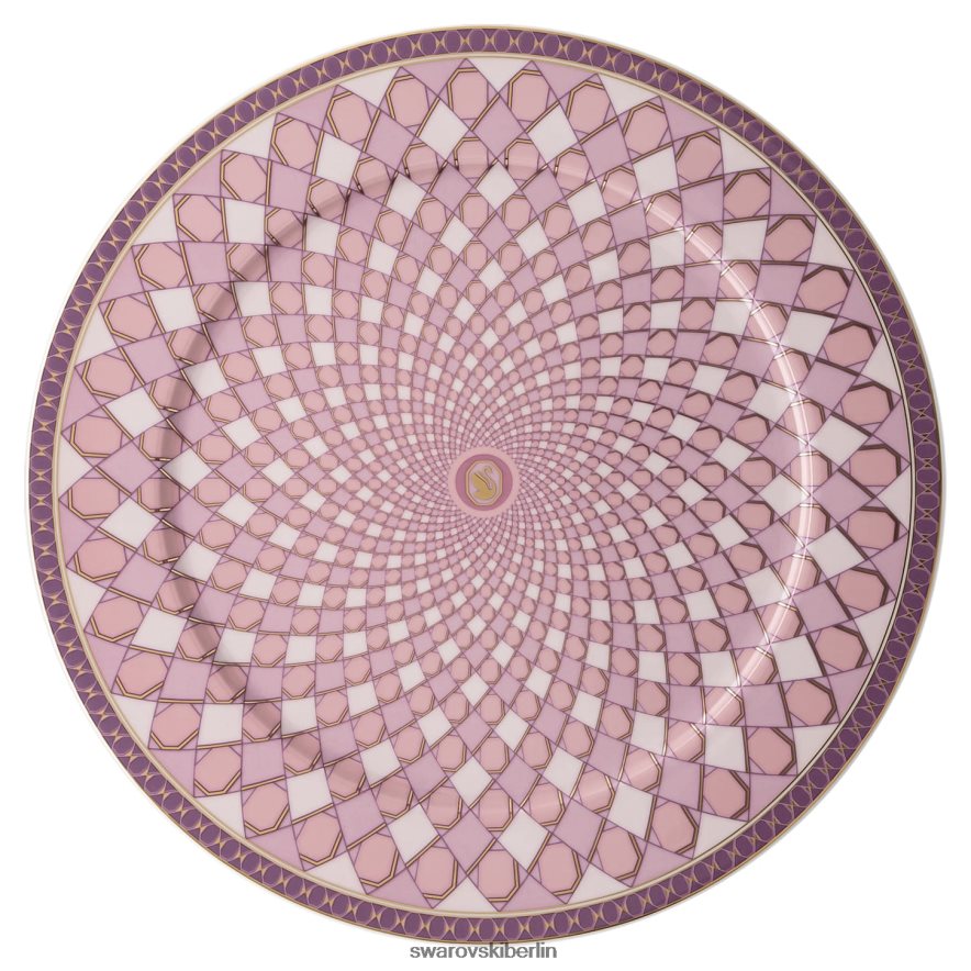 Swarovski Signum-Serviceschild Porzellan, rosa Dekorationen HLT4481717