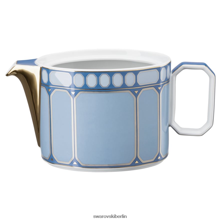 Swarovski Signum-Teekanne Porzellan, blau Dekorationen HLT4481733