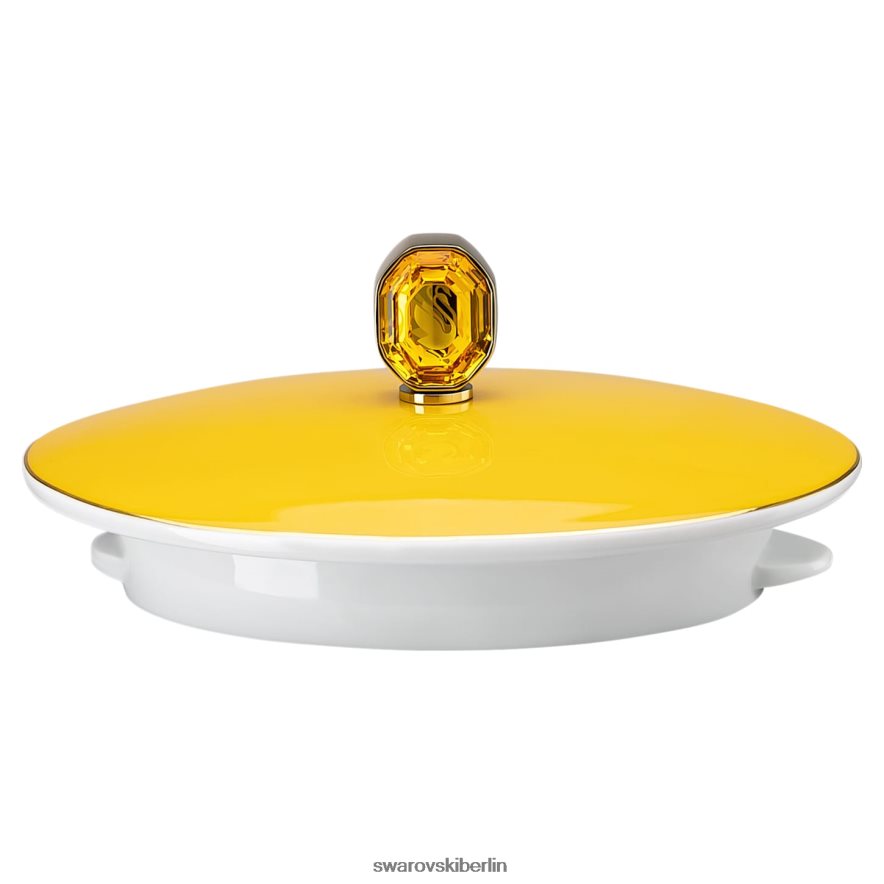 Swarovski Signum-Teekanne Porzellan, gelb Dekorationen HLT4481730