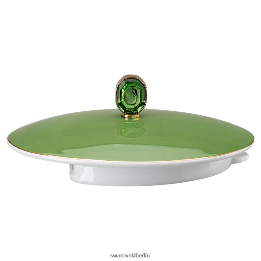 Swarovski Signum-Teekanne Porzellan, grün Dekorationen HLT4481728