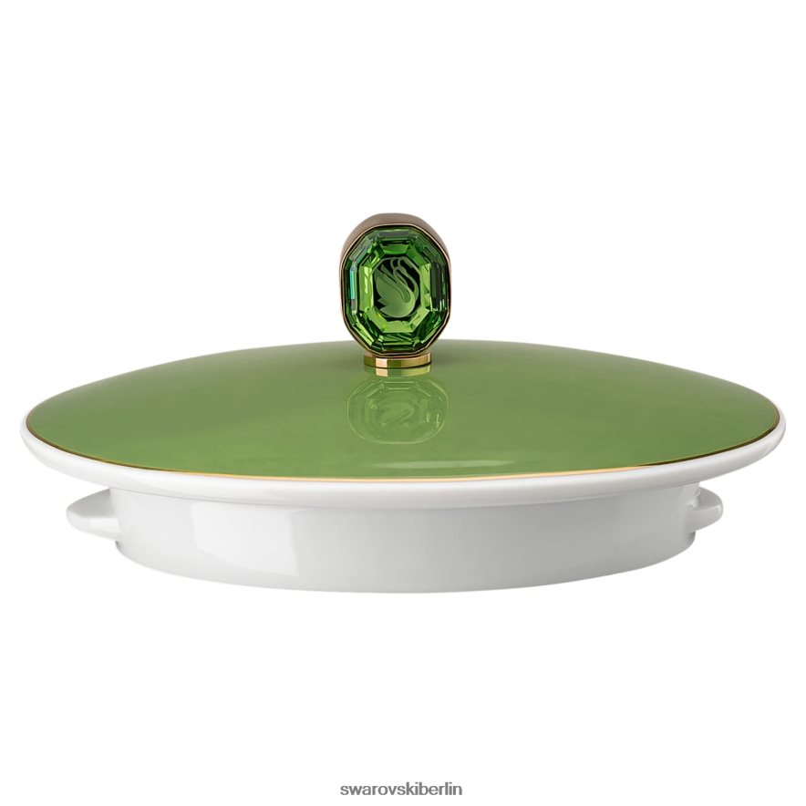 Swarovski Signum-Teekanne Porzellan, grün Dekorationen HLT4481731