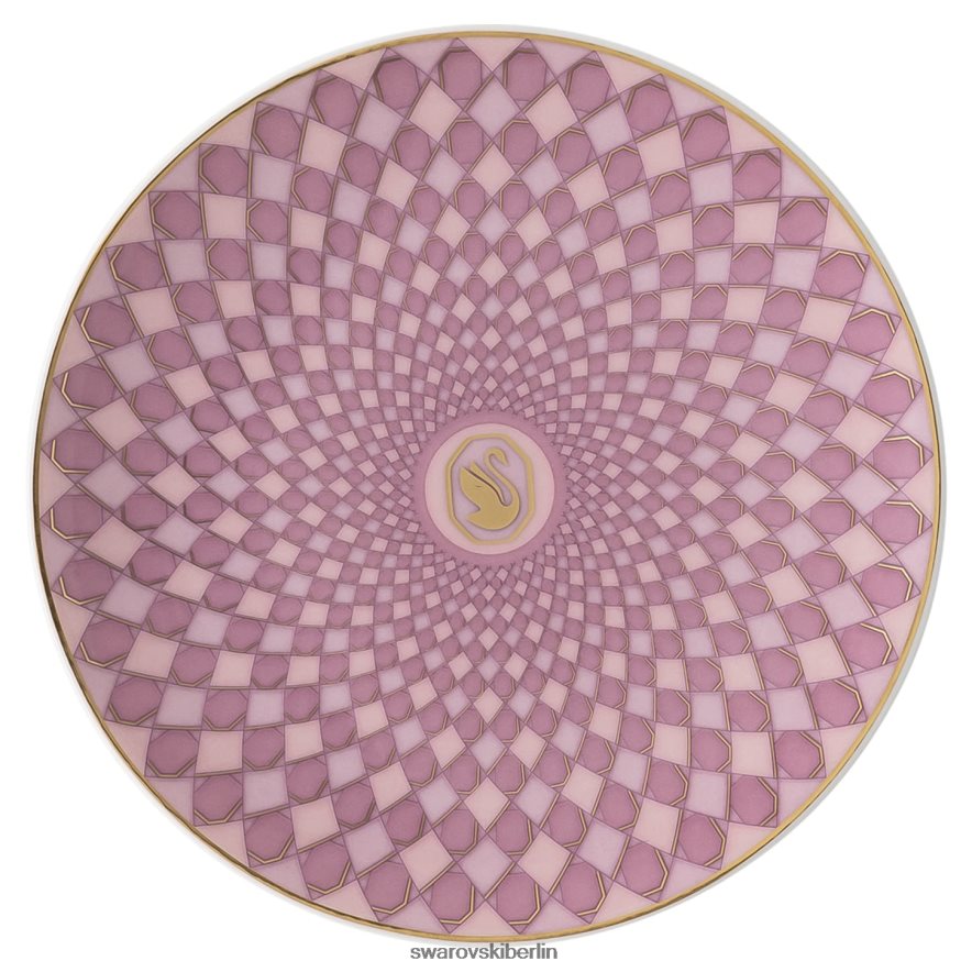 Swarovski Signumplatte Porzellan, rosa Dekorationen HLT4481716