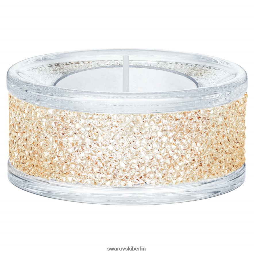 Swarovski Schimmernder Teelichthalter Goldton Dekorationen HLT4481755