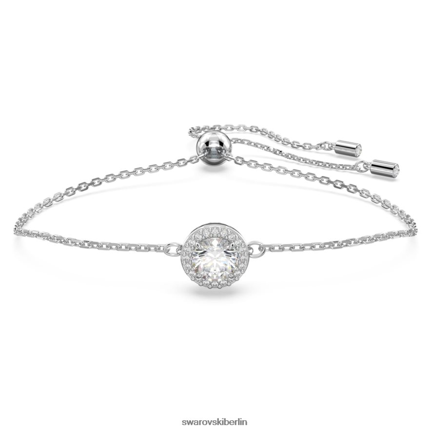 Swarovski Constella-Armband Rundschliff, weiß, rhodiniert Schmuck HLT448488