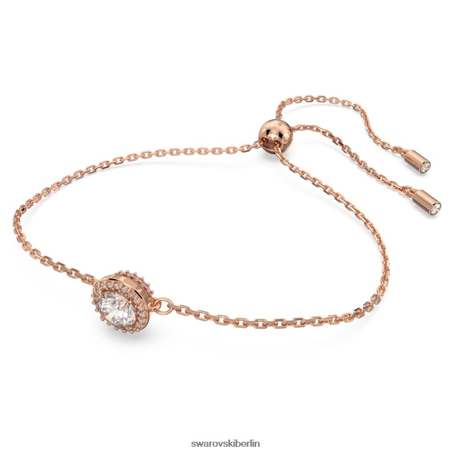 Swarovski Constella-Armband Rundschliff, weiß, rosévergoldet Schmuck HLT448491