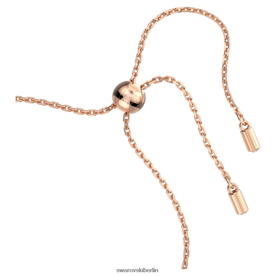 Swarovski Constella-Armband Rundschliff, weiß, rosévergoldet Schmuck HLT448491