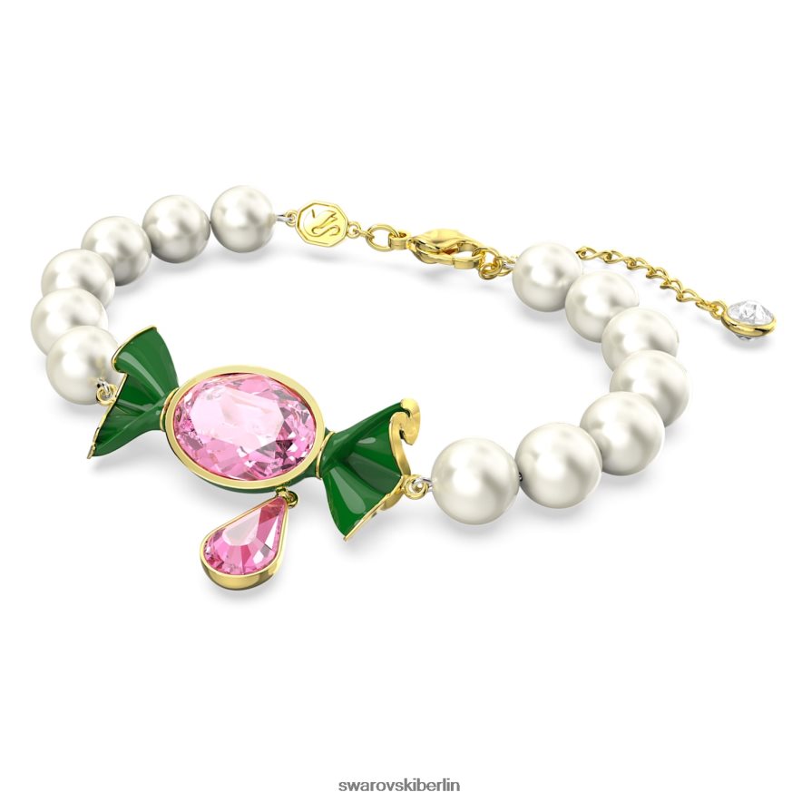 Swarovski Dulcis-Armband Bonbon und Tropfen, mehrfarbig, vergoldet Schmuck HLT448480