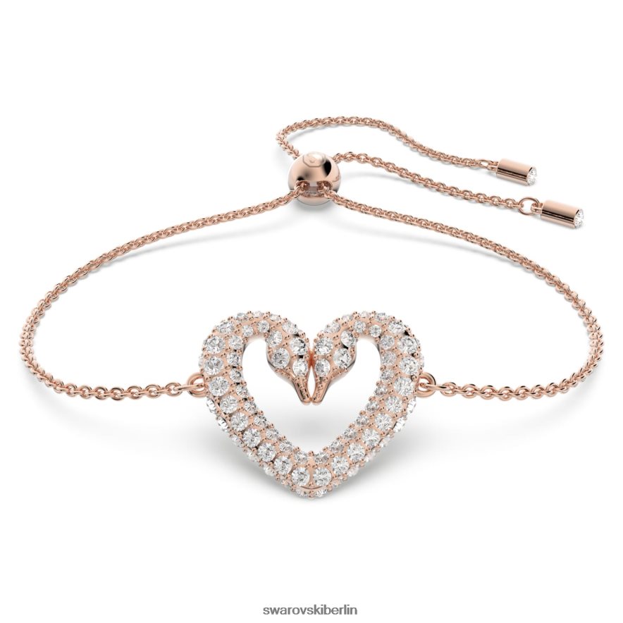 Swarovski Ein Armband Herz, weiß, rosévergoldet Schmuck HLT448525