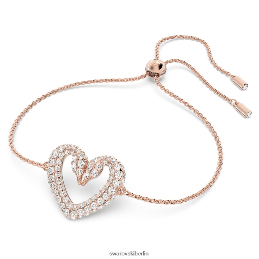Swarovski Ein Armband Herz, weiß, rosévergoldet Schmuck HLT448525