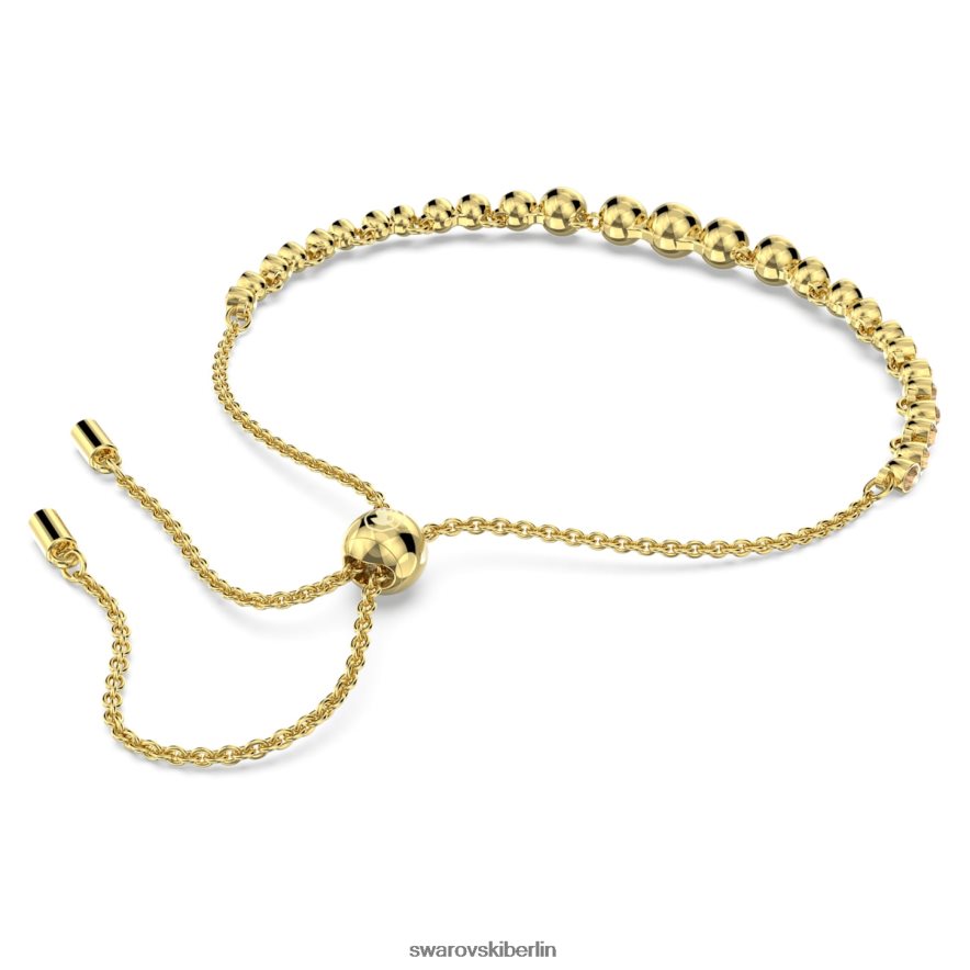 Swarovski Emily-Armband gemischte runde Schliffe, Goldton, vergoldet Schmuck HLT448482