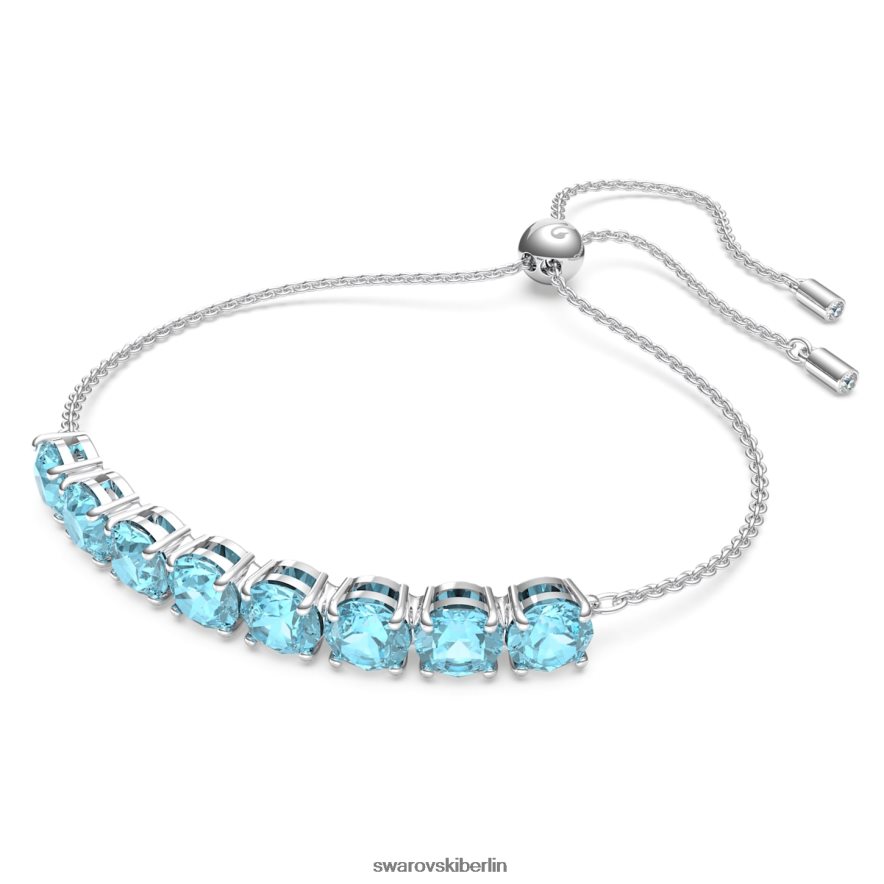 Swarovski Exalta-Armband Rundschliff, blau, rhodiniert Schmuck HLT448539