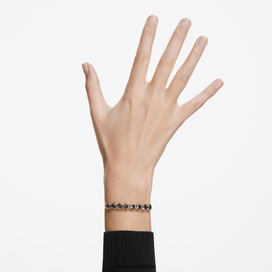 Swarovski Exalta-Armband Rundschliff, schwarz, rosévergoldet Schmuck HLT448536