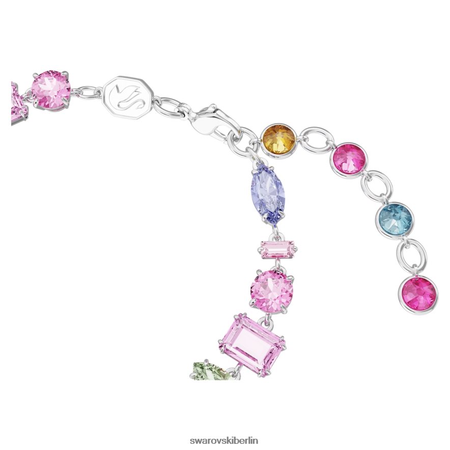 Swarovski Gema-Armband Mischschliffe, mehrfarbig, rhodiniert Schmuck HLT448522