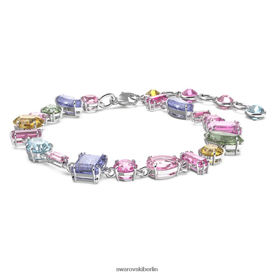 Swarovski Gema-Armband Mischschliffe, mehrfarbig, rhodiniert Schmuck HLT448535