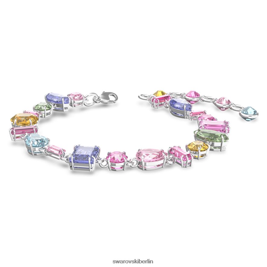 Swarovski Gema-Armband Mischschliffe, mehrfarbig, rhodiniert Schmuck HLT448535