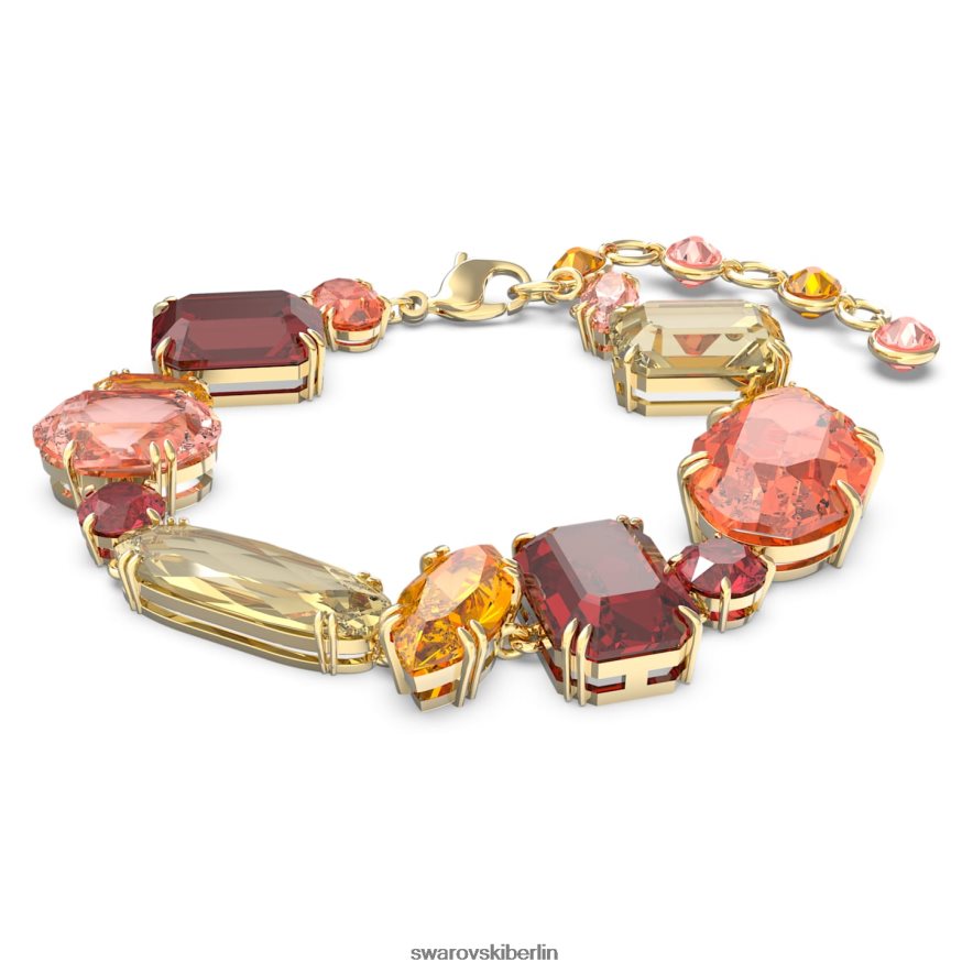 Swarovski Gema-Armband Mischschliffe, mehrfarbig, vergoldet Schmuck HLT448486