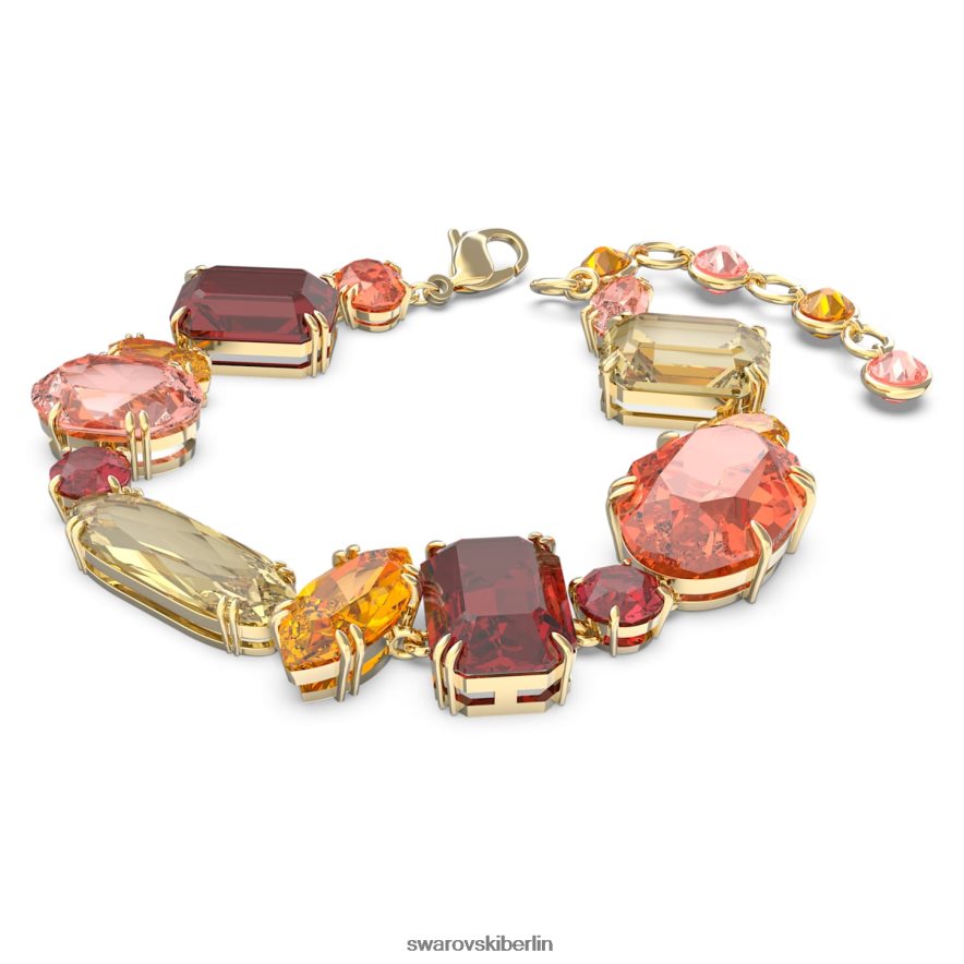 Swarovski Gema-Armband Mischschliffe, mehrfarbig, vergoldet Schmuck HLT448486
