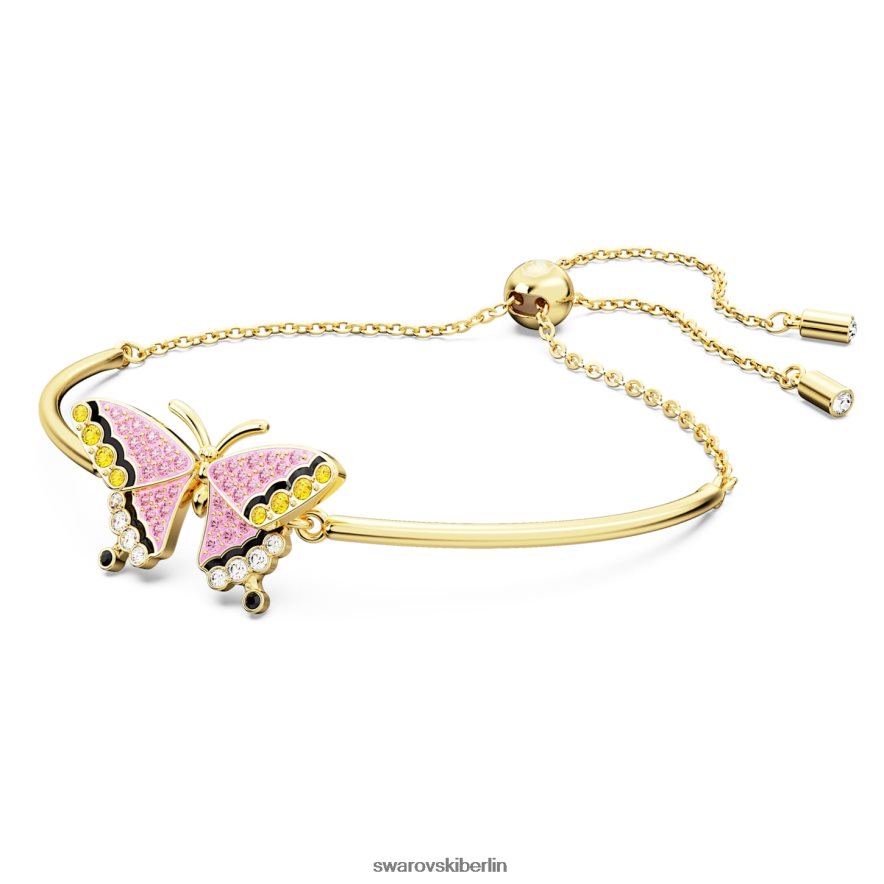 Swarovski Idylle-Armband Schmetterling, mehrfarbig, vergoldet Schmuck HLT448516