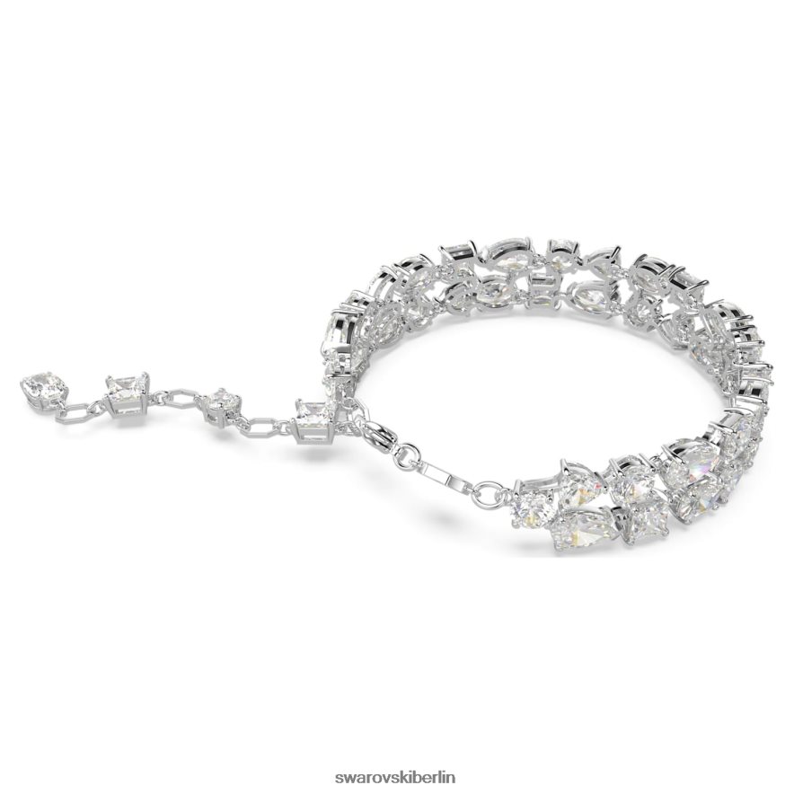 Swarovski Mesmera-Armband Mischschliffe, weiß, rhodiniert Schmuck HLT448517