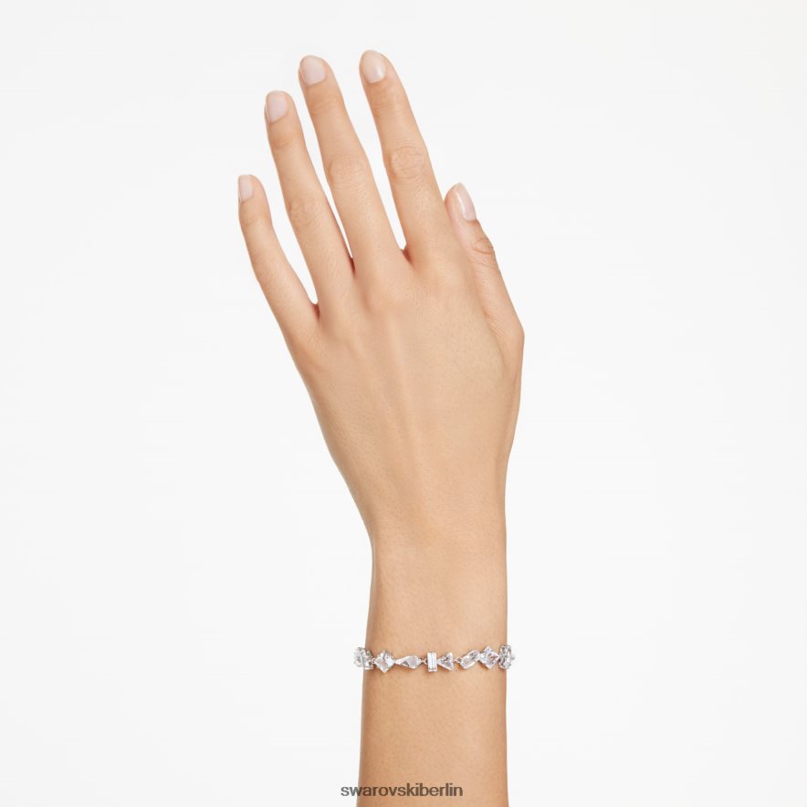 Swarovski Mesmera-Armband Mischschliffe, weiß, rhodiniert Schmuck HLT448520