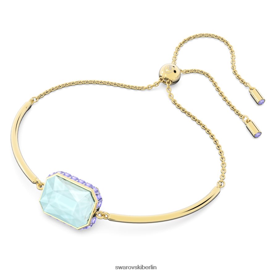 Swarovski Orbita-Armband Achteckschliff, mehrfarbig, vergoldet Schmuck HLT448492