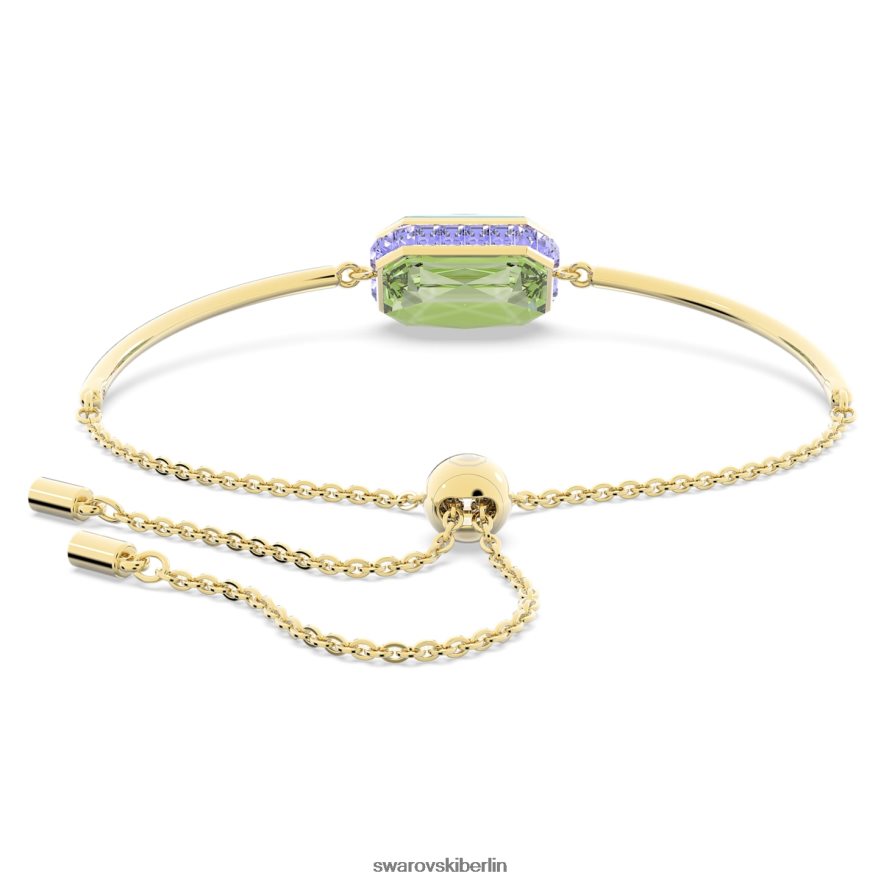 Swarovski Orbita-Armband Achteckschliff, mehrfarbig, vergoldet Schmuck HLT448492