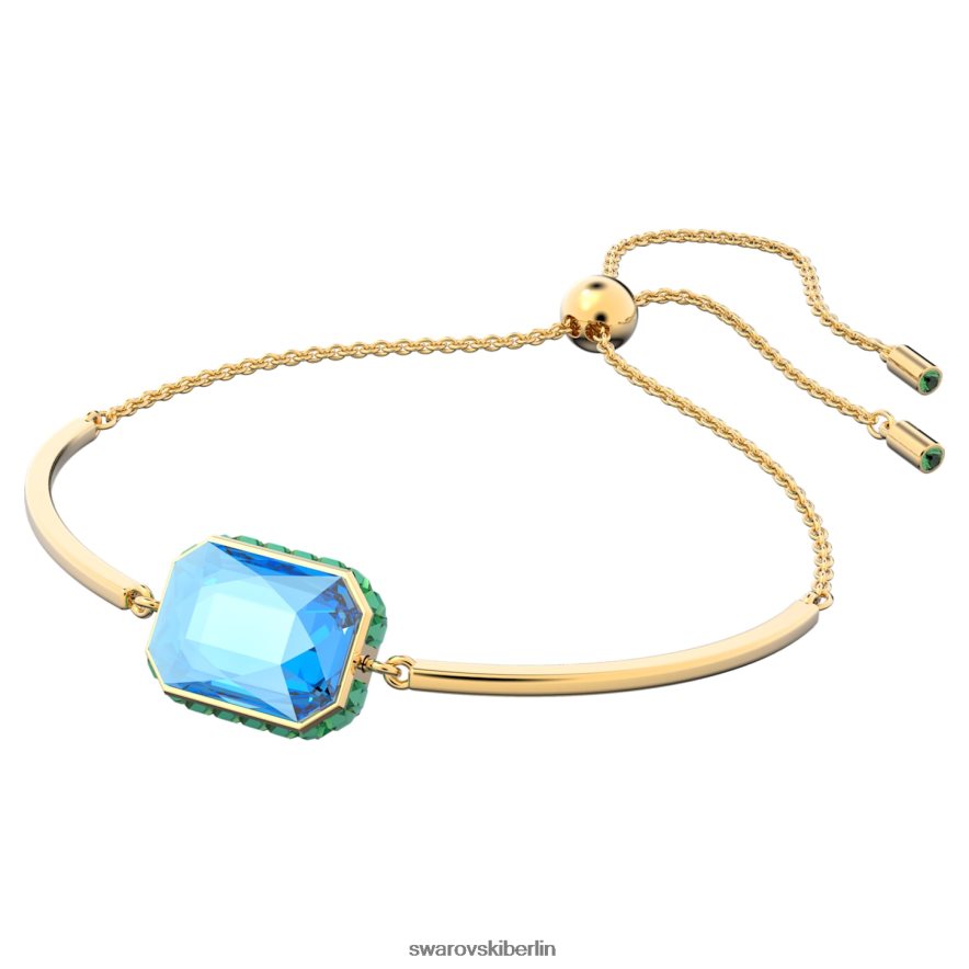 Swarovski Orbita-Armband Achteckschliff, mehrfarbig, vergoldet Schmuck HLT448496