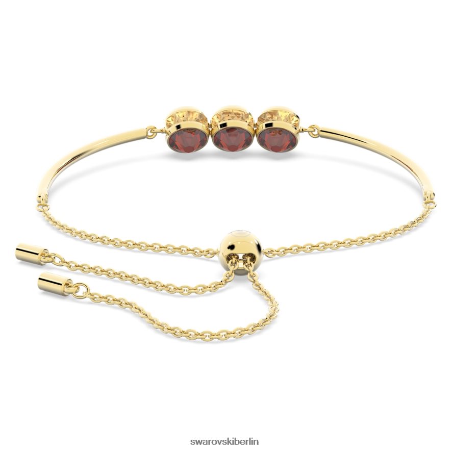 Swarovski Orbita-Armband Rundschliff, mehrfarbig, vergoldet Schmuck HLT448498