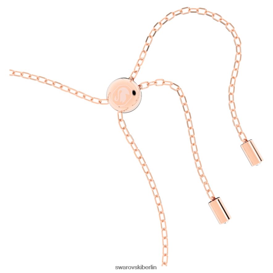Swarovski Ortyx-Armband Dreiecksschliff, weiß, rosévergoldet Schmuck HLT448530