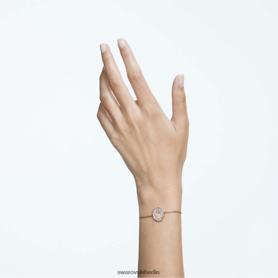 Swarovski Signum-Armband Schwan, weiß, rosévergoldet Schmuck HLT448529