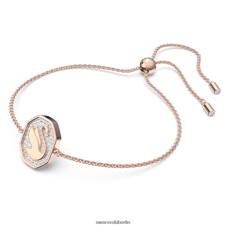 Swarovski Signum-Armband Schwan, weiß, rosévergoldet Schmuck HLT448529