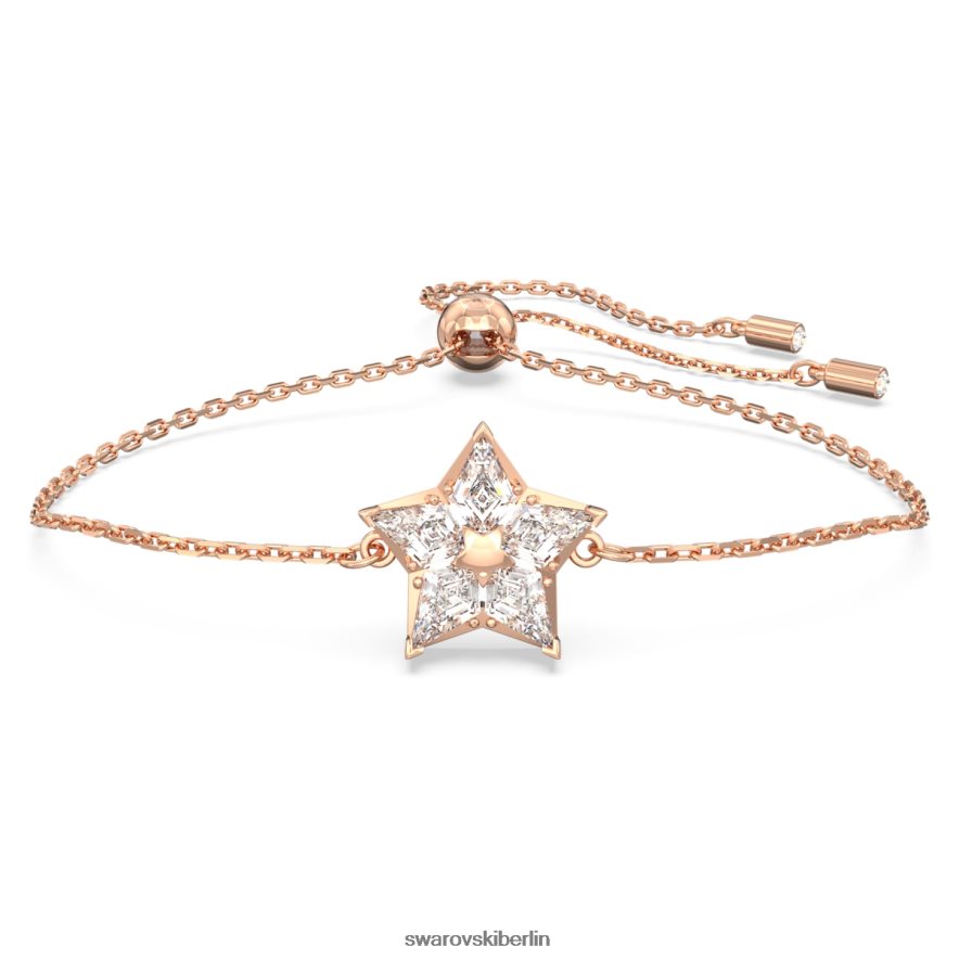 Swarovski Stella-Armband Drachenschliff, Stern, weiß, rosévergoldet Schmuck HLT448528