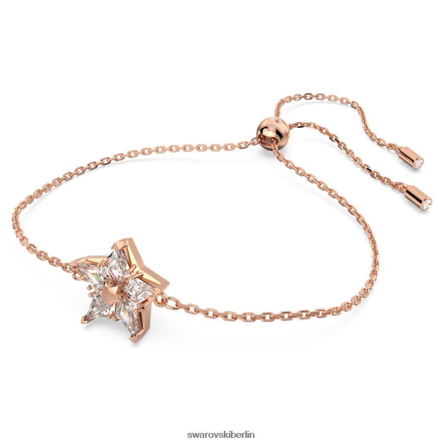 Swarovski Stella-Armband Drachenschliff, Stern, weiß, rosévergoldet Schmuck HLT448533