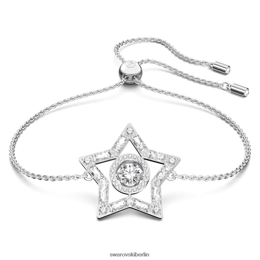 Swarovski Stella-Armband Mischschliffe, Stern, weiß, rhodiniert Schmuck HLT448513