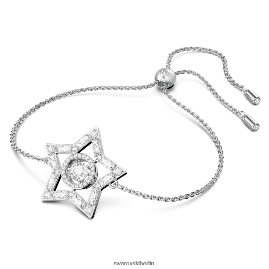 Swarovski Stella-Armband Mischschliffe, Stern, weiß, rhodiniert Schmuck HLT448513
