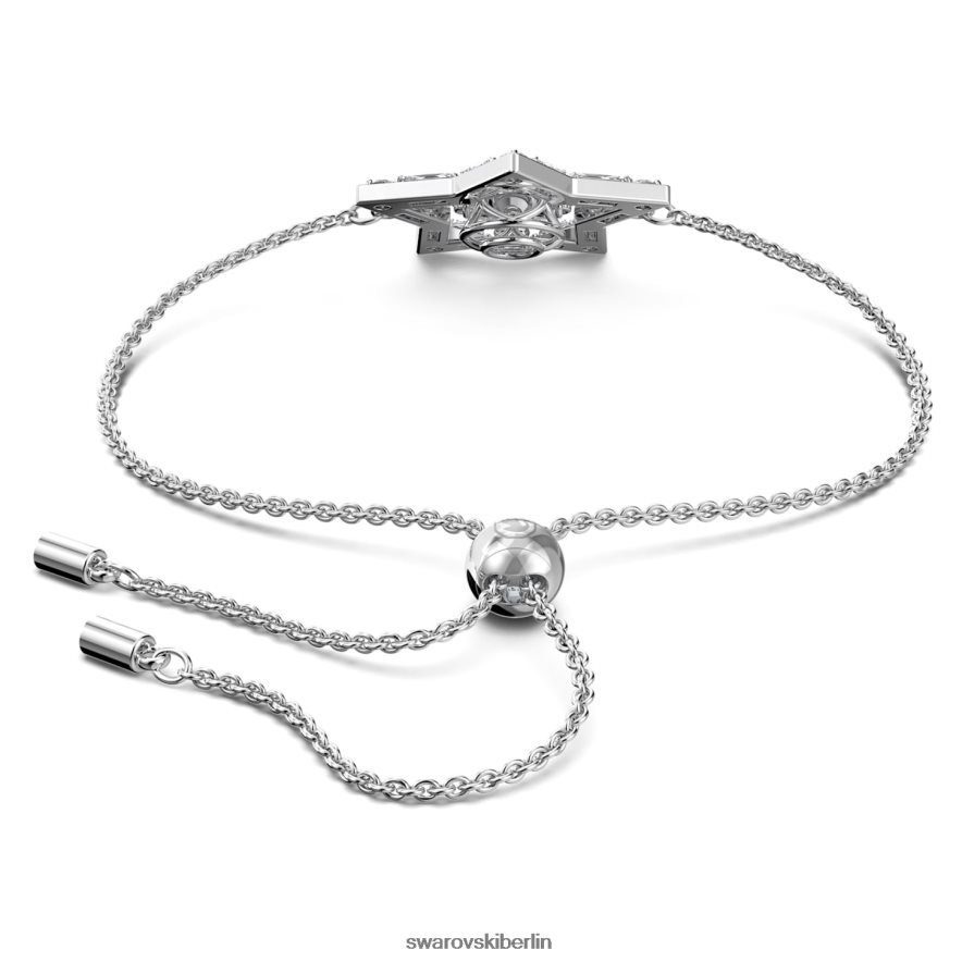 Swarovski Stella-Armband Mischschliffe, Stern, weiß, rhodiniert Schmuck HLT448513